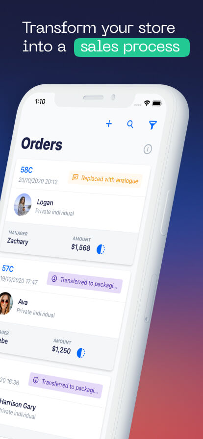 RetailCRM Mobile 2